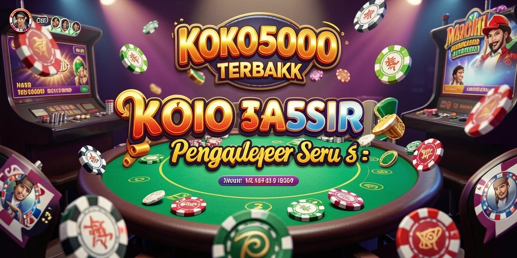 Tampilan menarik dari gameplay KOKO5000 yang menyajikan pengalaman Kasino.