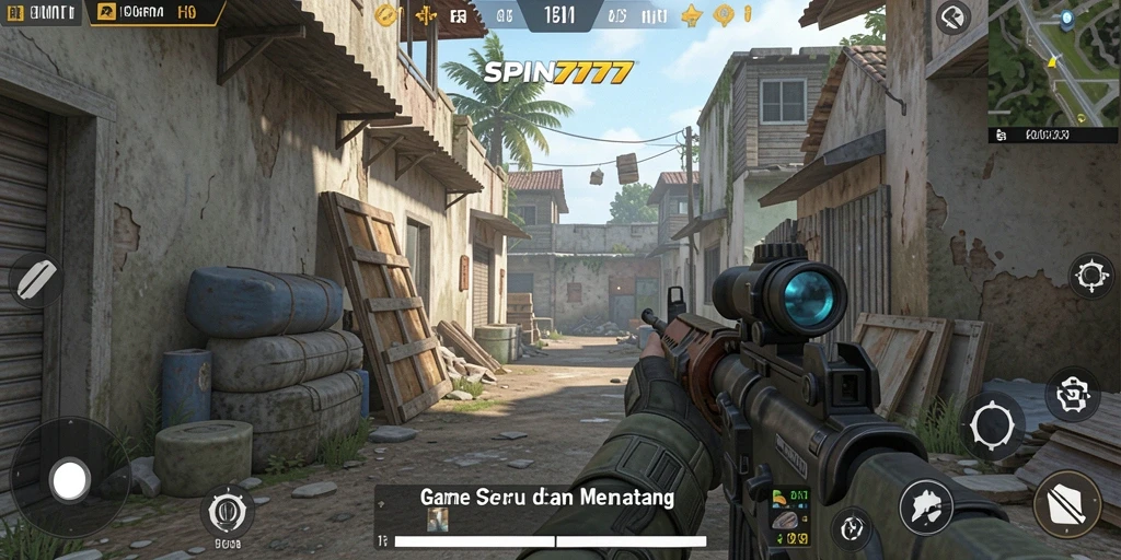 Gameplay intens SPIN777 dengan aksi tembak-menembak mendebarkan.