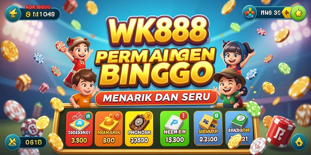 Tampilan gameplay seru dari WK888 yang menampilkan permainan Bingo.
