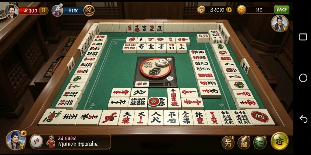 Tampilan gameplay ZK3 yang menarik dalam Mahjong.
